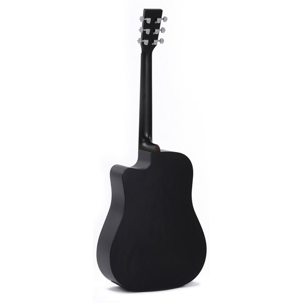 Sigma DMCE-BKB+ Electro-Acoustic Guitar, Black 