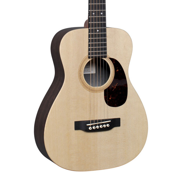 Martin LX1RE Electro-Acoustic Guitar, Natural with Gig Bag 