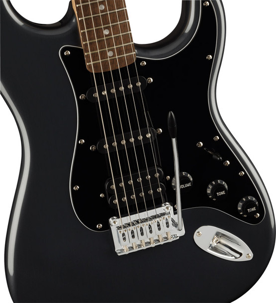 Fender Squier Affinity Stratocaster HSS Pack, Charcoal Frost Metallic 