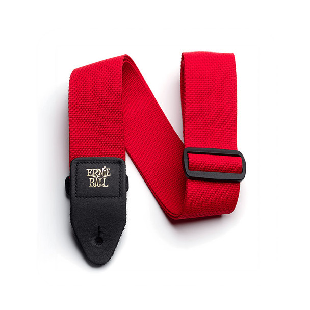 Ernie Ball Polypro Guitar Strap, Red 