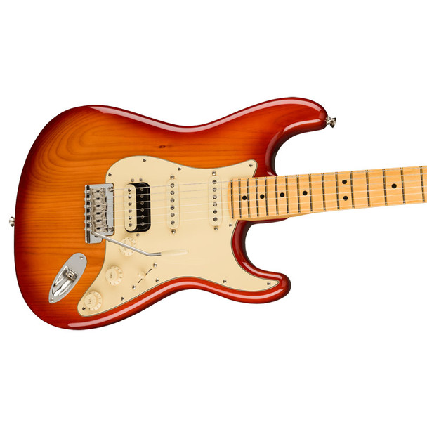 Fender American Professional II Stratocaster HSS, Electric Guitar, Sienna Sunburst, MN 