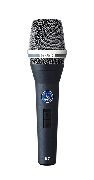 AKG D7s Handheld Dynamic Microphone Supercardioid with Switch 