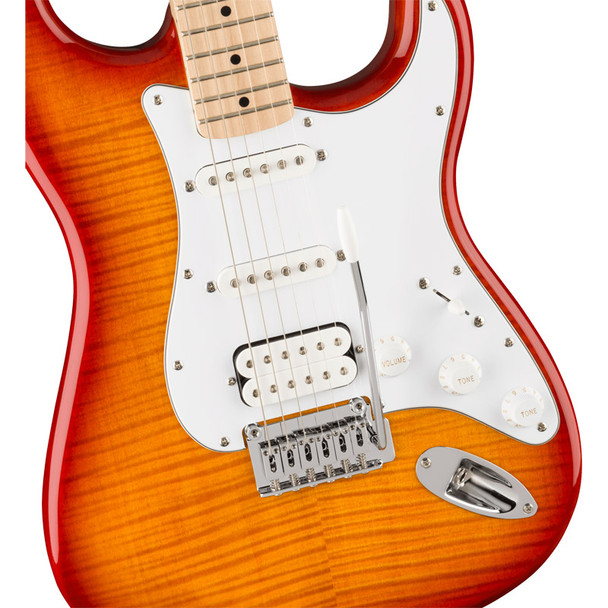 Fender Affinity Series Stratocaster FMT HSS Electric Guitar, Sienna Sunburst, MA 