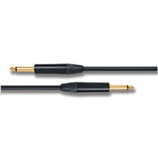 MOGAMi 6m Cable with Neutrik Black and Gold jacks (both straight) 