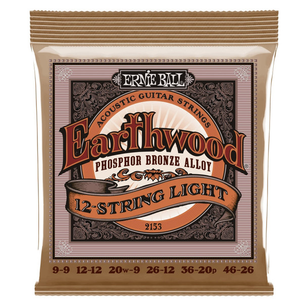 Ernie Ball Earthwood Phosphor Bronze 12-String Light 