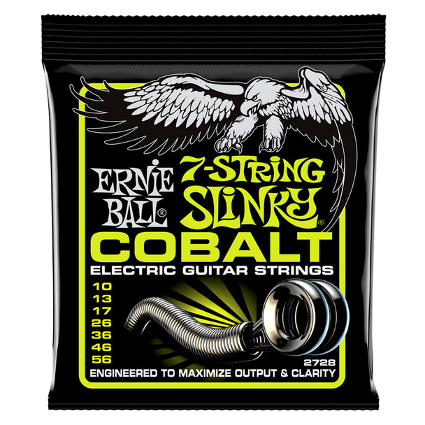 Ernie Ball Cobalt 7-String Regular Slinky Guitar Strings 