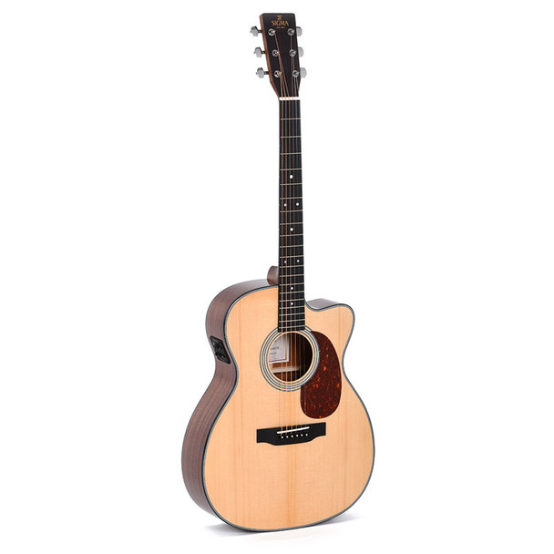 Sigma 000MC-1E Electro Acoustic Guitar, Natural High Gloss 