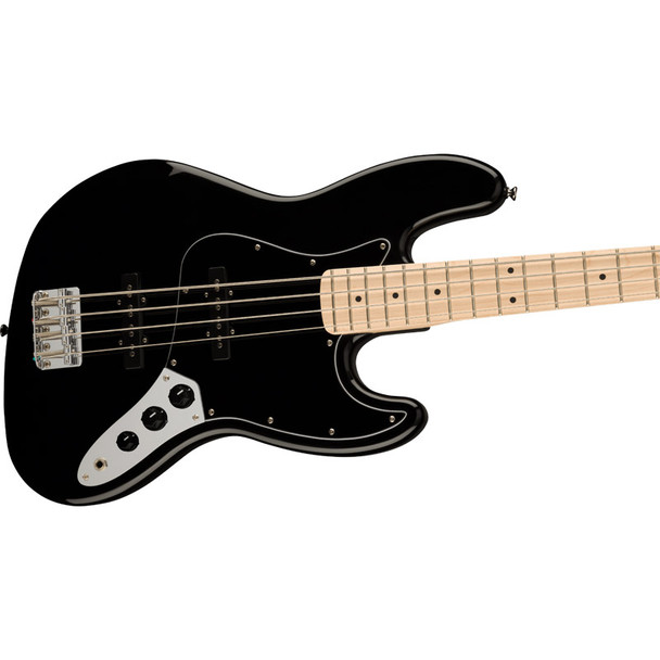 Fender Squier Affinity Series Jazz Bass, Black, Maple 