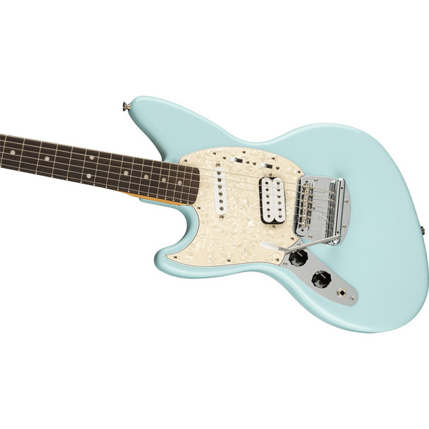 Fender Kurt Cobain Jag-Stang Left-Handed Electric Guitar, Sonic Blue, Rosewood 