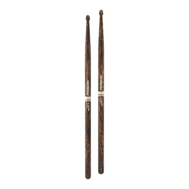 ProMark Rebound 5B Firegrain Hickory Drumsticks, Wood Tip 
