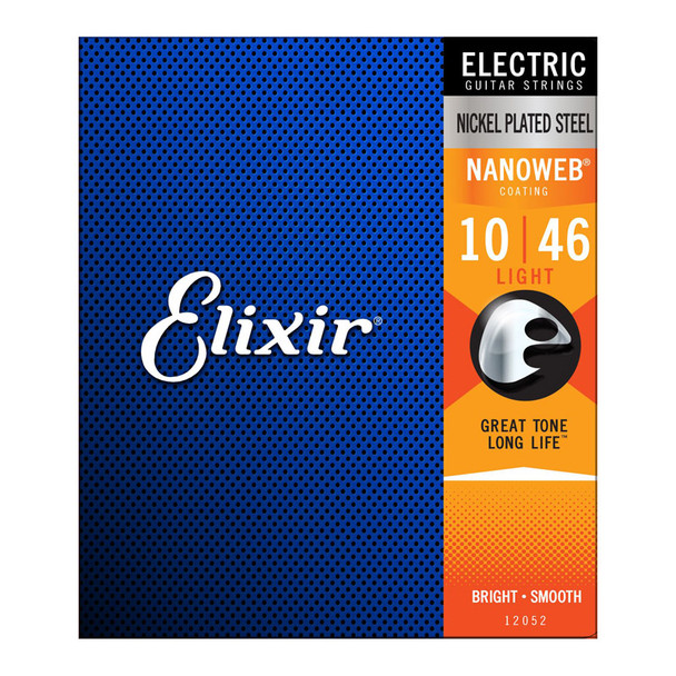 Elixir Nanoweb Light Electric Guitar Strings 10-46  