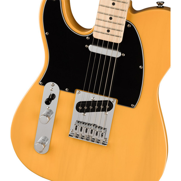 Fender Squier Affinity Series Telecaster Left-Handed, Butterscotch Blonde, Maple 