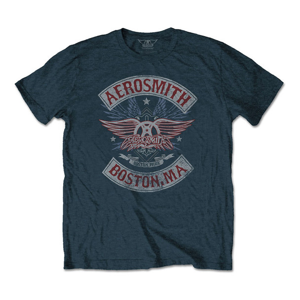 Aerosmith Unisex T-Shirt: Boston Pride (1 X-Large) 