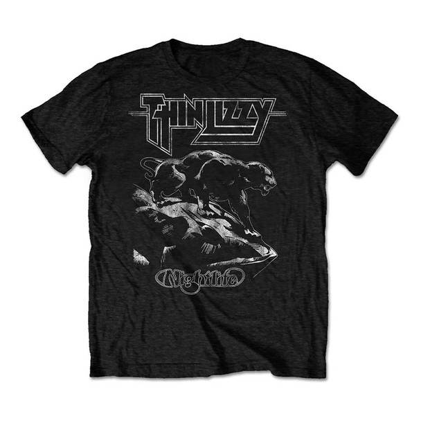 Thin Lizzy Unisex T-Shirt: Nightlife (Large) 