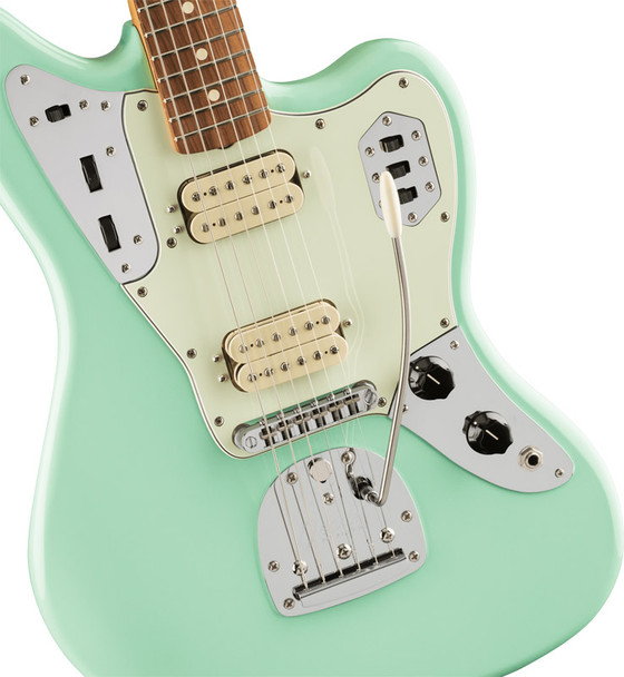 Fender Vintera 60s Jaguar Modified HH Electric Guitar, Surf Green, PF 