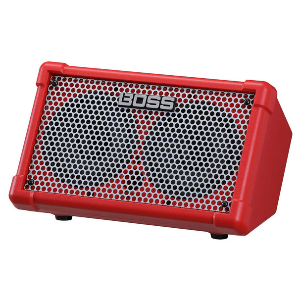 Boss Cube Street MKII Battery-Powered 10 Watt Stereo Amp, Red 