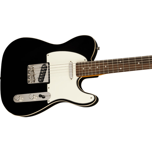Fender Squier Classic Vibe Baritone Custom Telecaster Electric Guitar, Black, MN 