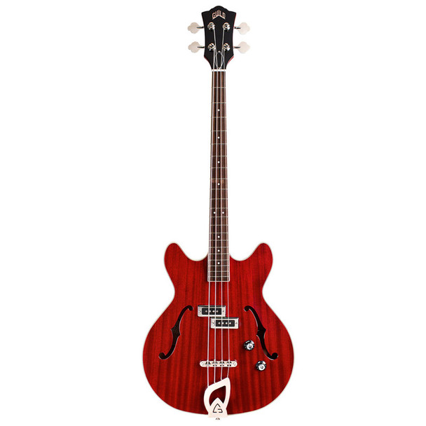 Guild Starfire I Electric Bass Guitar, Cherry Red 