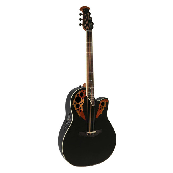 Ovation Pro Series 2778AX-5-G Electro Acoustic Guitar, Black 