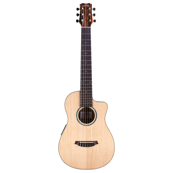 Cordoba Mini II EB-CE Electro-Acoustic Classical Guitar, Natural Satin 