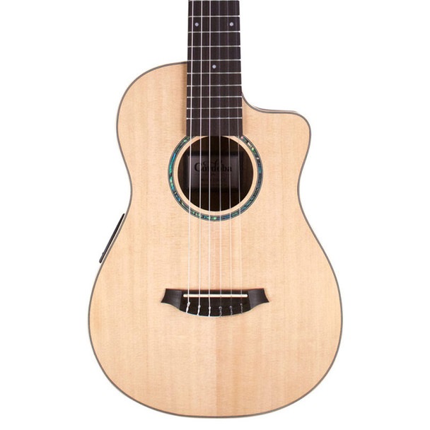 Cordoba Mini II EB-CE Electro-Acoustic Classical Guitar, Natural Satin 