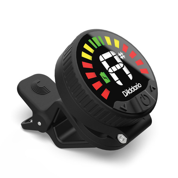 D'Addario Nexxus 360 Rechargeable Clip-On Tuner, Black 