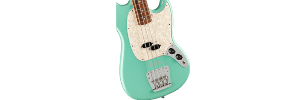 Fender Vintera 60s Mustang Bass, Sea Foam Green, Pau Ferro 