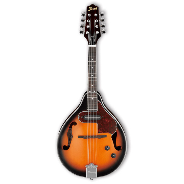 Ibanez M510E-BS Electro-Acoustic Mandolin, Brown Sunburst 