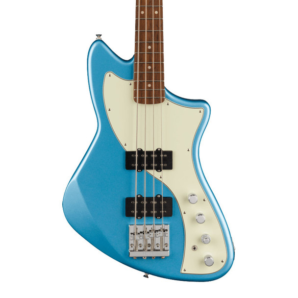 Fender Player Plus Active Meteora Bass Guitar, Opal Spark, Pau Ferro 