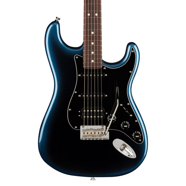 Fender American Pro II Stratocaster HSS Electric Guitar, Dark Night, Rosewood 