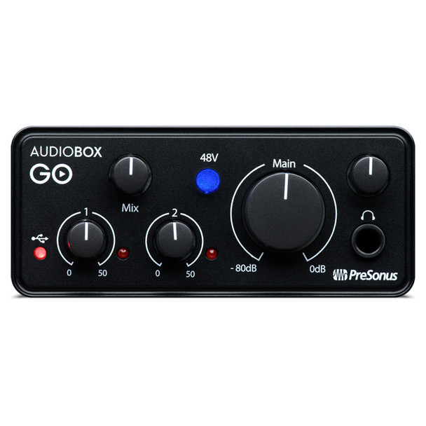 Presonus AudioBox GO Compact USB Audio Interface 