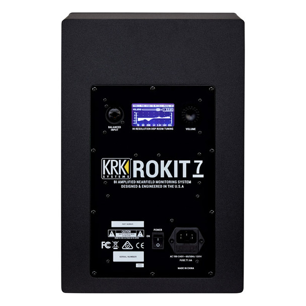 KRK Rokit RP7 G4 Active Studio Monitors with Isolation Pads and Cables 