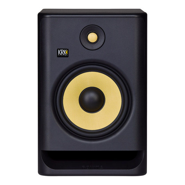 KRK Rokit RP8 G4 Active Studio Monitors (Pair) With Isolation Pads and Cables 