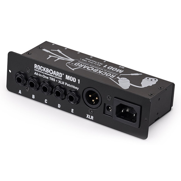 RockBoard MOD 1 v2 All-In-One TRS & XLR. IEC & Barrel Patchbay 