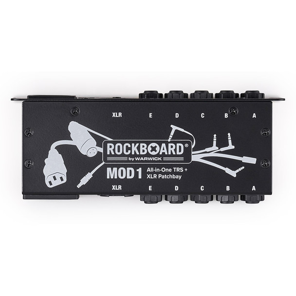 RockBoard MOD 1 v2 All-In-One TRS & XLR. IEC & Barrel Patchbay 