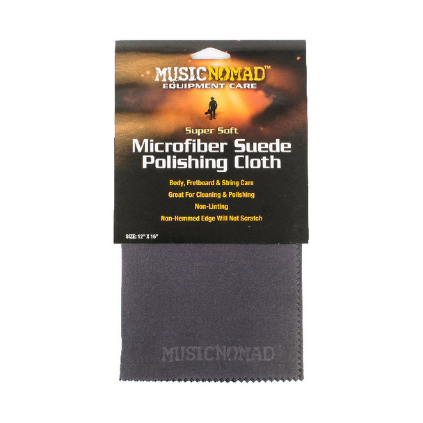 MusicNomad Super Soft Edgeless Microfiber Suede Polishing Cloth 