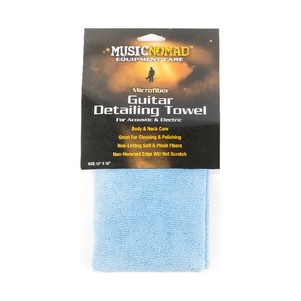 MusicNomad Edgeless Microfiber Guitar Detailing Towel 