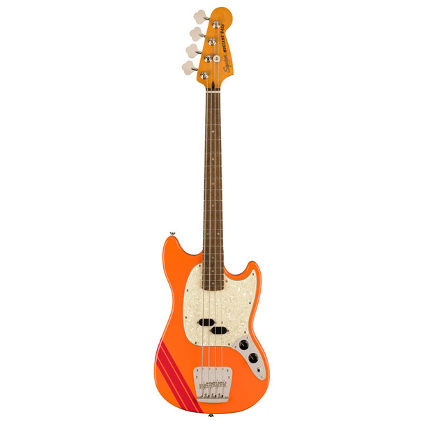 Fender Squier FSR Classic Vibe 60s Competition Mustang Bass Guitar, Capri Orange 