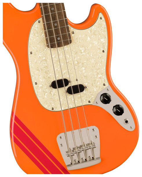 Fender Squier FSR Classic Vibe 60s Competition Mustang Bass Guitar, Capri Orange 