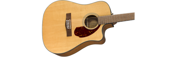 Fender CD-140SCE 12-String Electro-Acoustic Guitar, Natural w/Case 