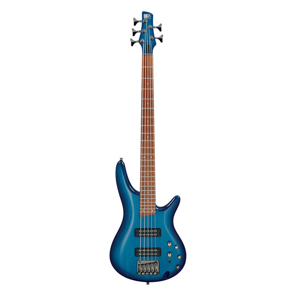 Ibanez SR375E SR 5 String Bass Guitar, Sapphire Blue 