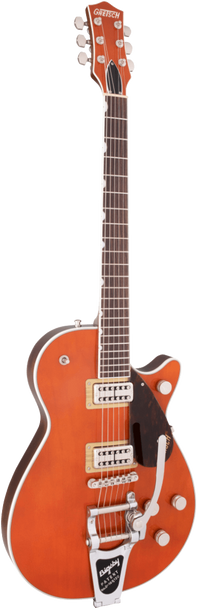 Gretsch G6128T Players Edition Jet FT with Bigsby Electric Guitar, Roundup Orange 