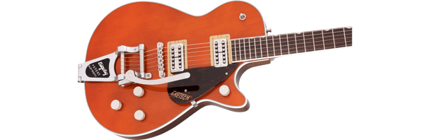 Gretsch G6128T Players Edition Jet FT with Bigsby Electric Guitar, Roundup Orange 