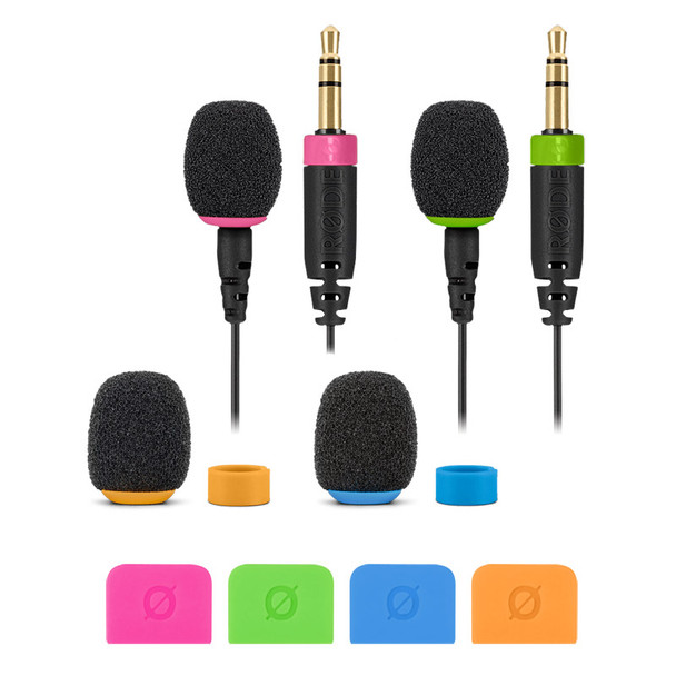 Rode COLORS 2 Set For Wireless GO & Lavaliers 