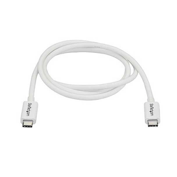 Startech 1m Thunderbolt 3 Cable, White 