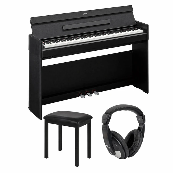 Yamaha Arius YDP-S55B Digital Piano, Black with Bench & Headphones 