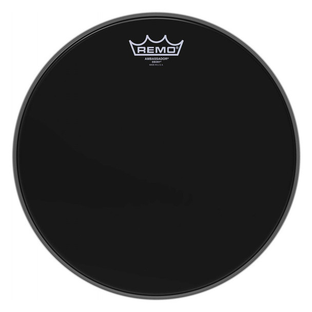 Remo ES-0013-00 Ambassador Ebony 13-inch Drum Head 