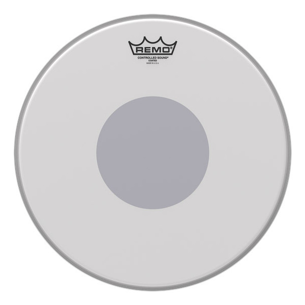 Remo CS-0113-10 13 Controlled Sound Coated Black Dot Drum Head 