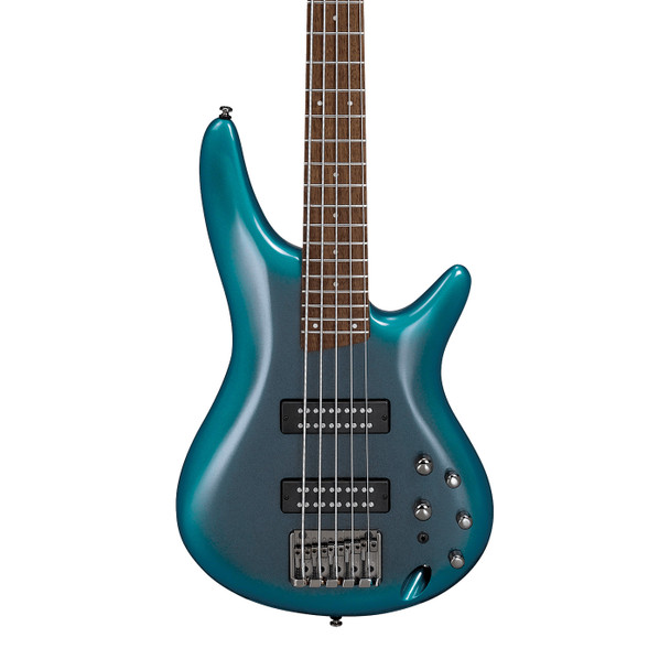 Ibanez SR305E-CUB SR BASS 5 String Bass Guitar, Cerulean Aura Burst 