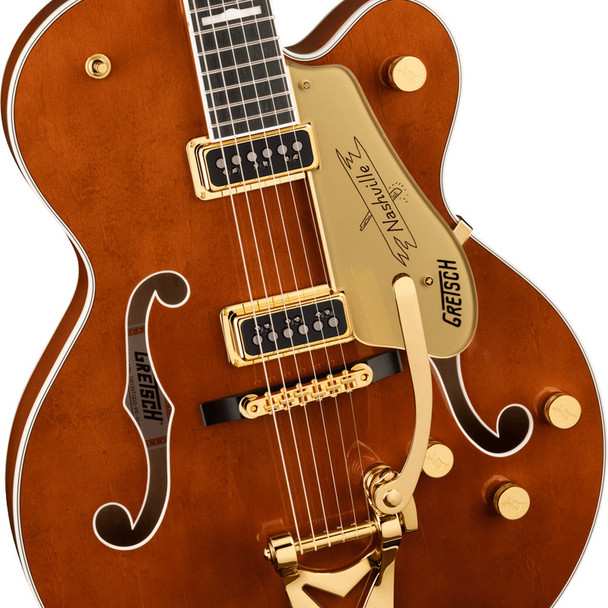 Gretsch G6120TG-DS Players Edition Nashville Hollowbody, Round Up Orange  